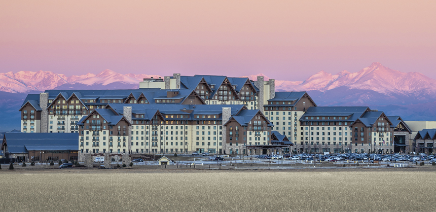The Gaylord Rockies Resort & Convention Center in Aurora offers more than 500,000 sf of meeting and event space.