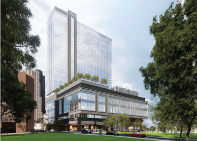 S. Salisbury St. & W. South St. corner view