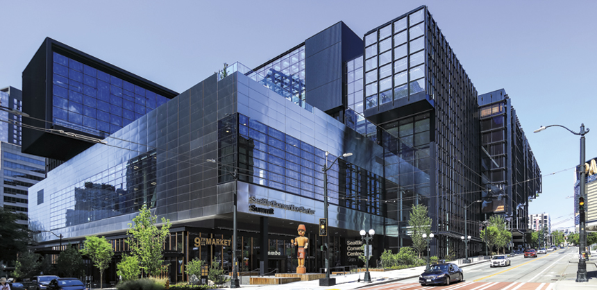 At the Seattle Convention Center, they have a holistic, people-centered approach to well-being. Photo courtesy of Tim Rice Architectural Photography