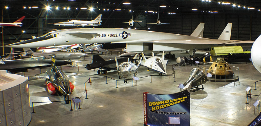 The Corvair Society of America held their convention last year partly at the National Museum of the U.S. Air Force — Dayton. Photo courtesy of Destination Dayton