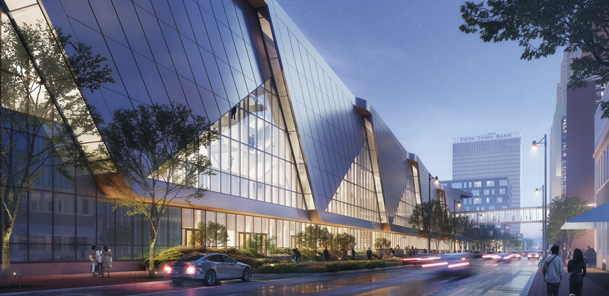 The newly renamed First Financial Center in Cincinnati. Photo courtesy of 3 CDC/ Visit Cincy
