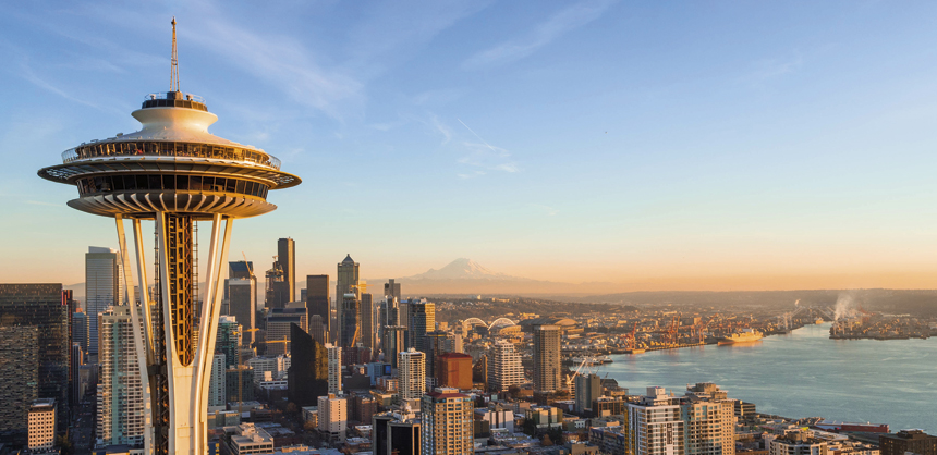 Seattle’s walkable downtown, acres of parks and plentiful meeting spaces make it a favorable destination. Photo courtesy of AdobeStock/Tommy
