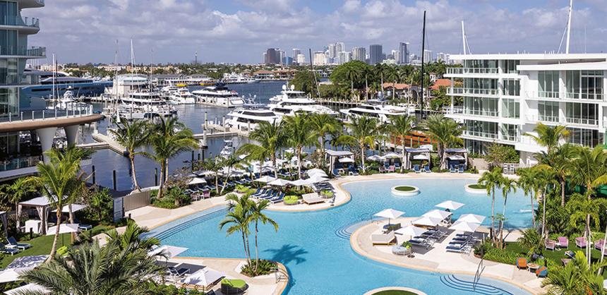 Pier Sixty-Six is a luxury waterfront venue in Fort Lauderdale not far from the beach and airport.
