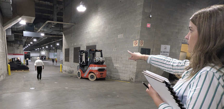 Planners need to experience a venue firsthand before an event to determine logistics and become acquainted with the onsite team. Photo courtesy of Sarah Korbel