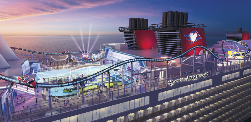 Disney Cruise Line is known for being family-friendly, but they also have adults-only spaces.