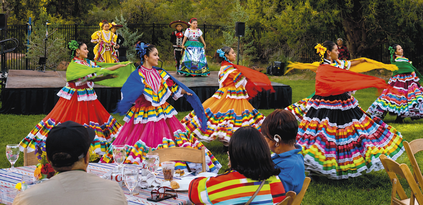The Fiesta Di Sedona Enchantment Circle Show showcased Sedona, AZ’s, beautiful landscapes while highlighting Hispanic culture. Photo courtesy of Sarah Gough