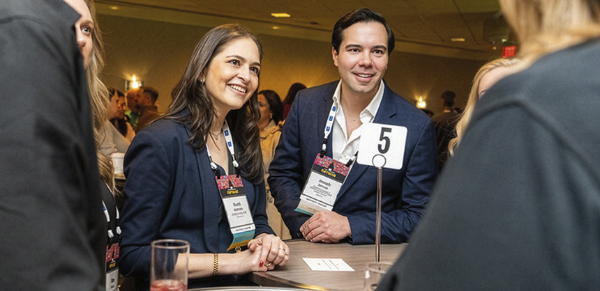 First-time attendee meetup at FICP’s annual conference. Photo Courtesy of Katie Karmowski
