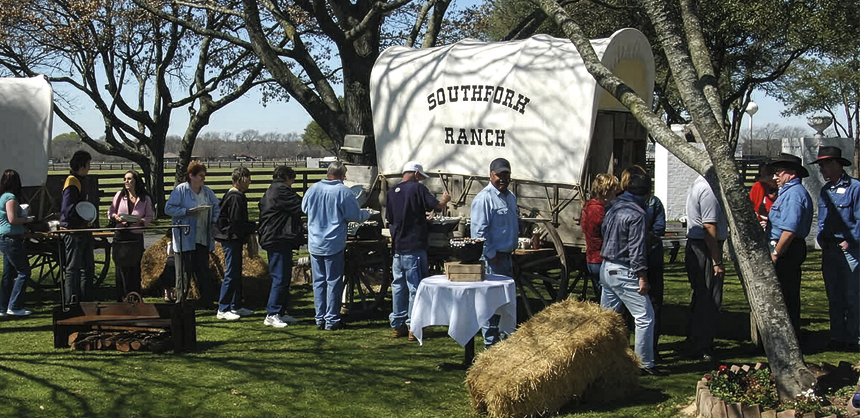 Southfork Ranch is always popular with attendees.