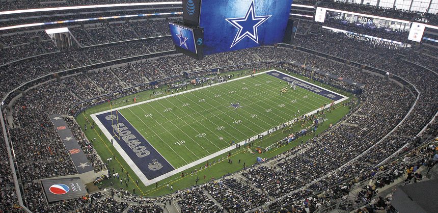 Arlington’s AT&T Stadium is a great venue to stage events.